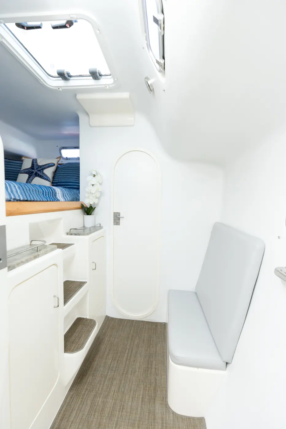 Stateroom corridor