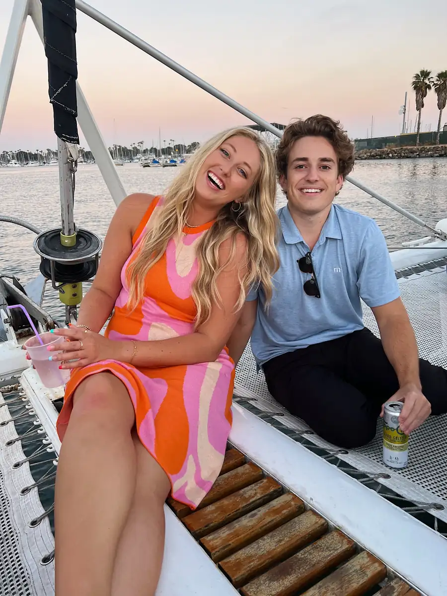 Milestone anniversary celebration aboard Malarky's 47ft catamaran